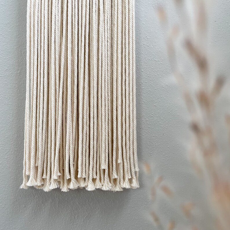 Green Ombre Macrame Wall Hanging Long Modern Fiber Art Etsy