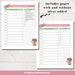 Printable Mother's Day Planner Page. DIGITAL DOWNLOAD Plan a Perfect ...