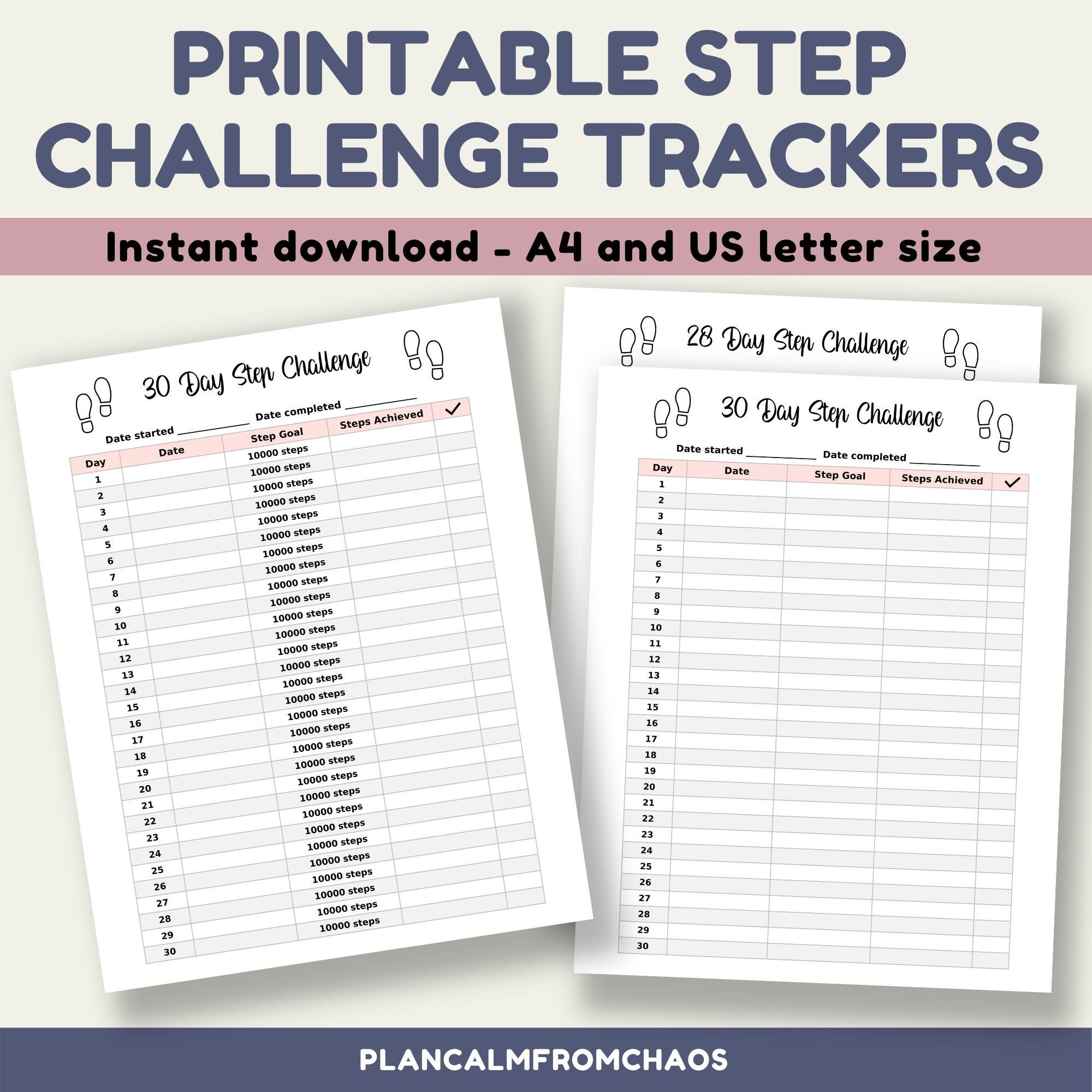 Step Challenge Template Step Challenge Template