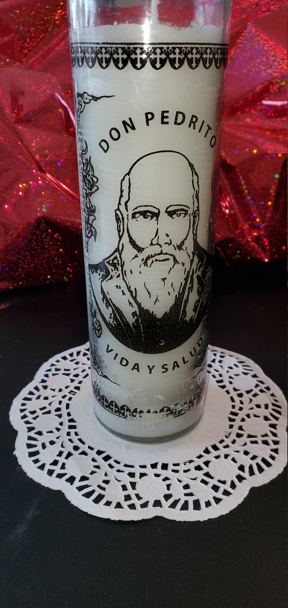 Healing Candle, 7 Day Candle, Don Pedrito, Spirtitual Candle, White Candle
