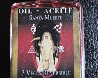 Santa Muerte7 Verces Aceite Reversible( 7 Veces Reversible) Aceite-Aceite