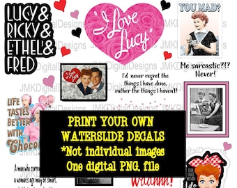 I love lucy printables | Etsy