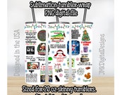 Griswold Christmas (v2)-20 oz and 12oz Sublimation Tumbler Wrap -PNG Digital File PRINTABLE file for sublimation tumblers