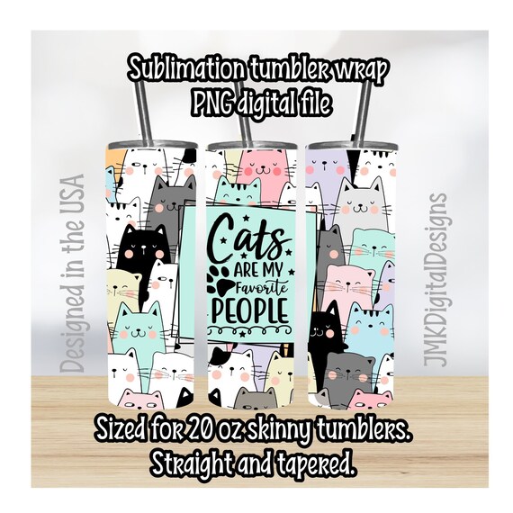 Los gatos son mis personas favoritas Cat Lover tumbler wrap Etsy España Los gatos son mis personas favoritas Cat Lover tumbler wrap Etsy España