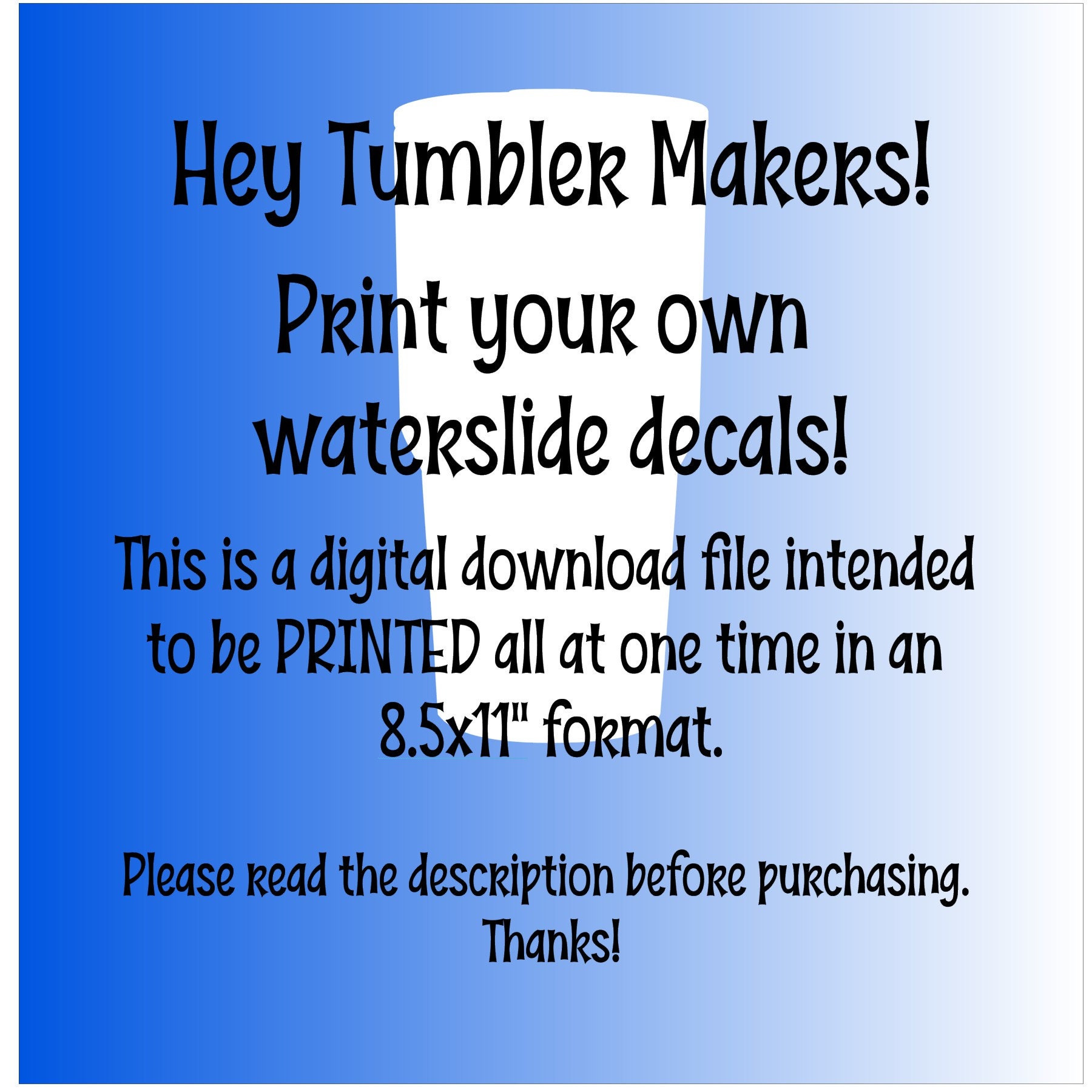 NCIS PRINT Your Own Waterslide Decals PNG Digital File / Etsy