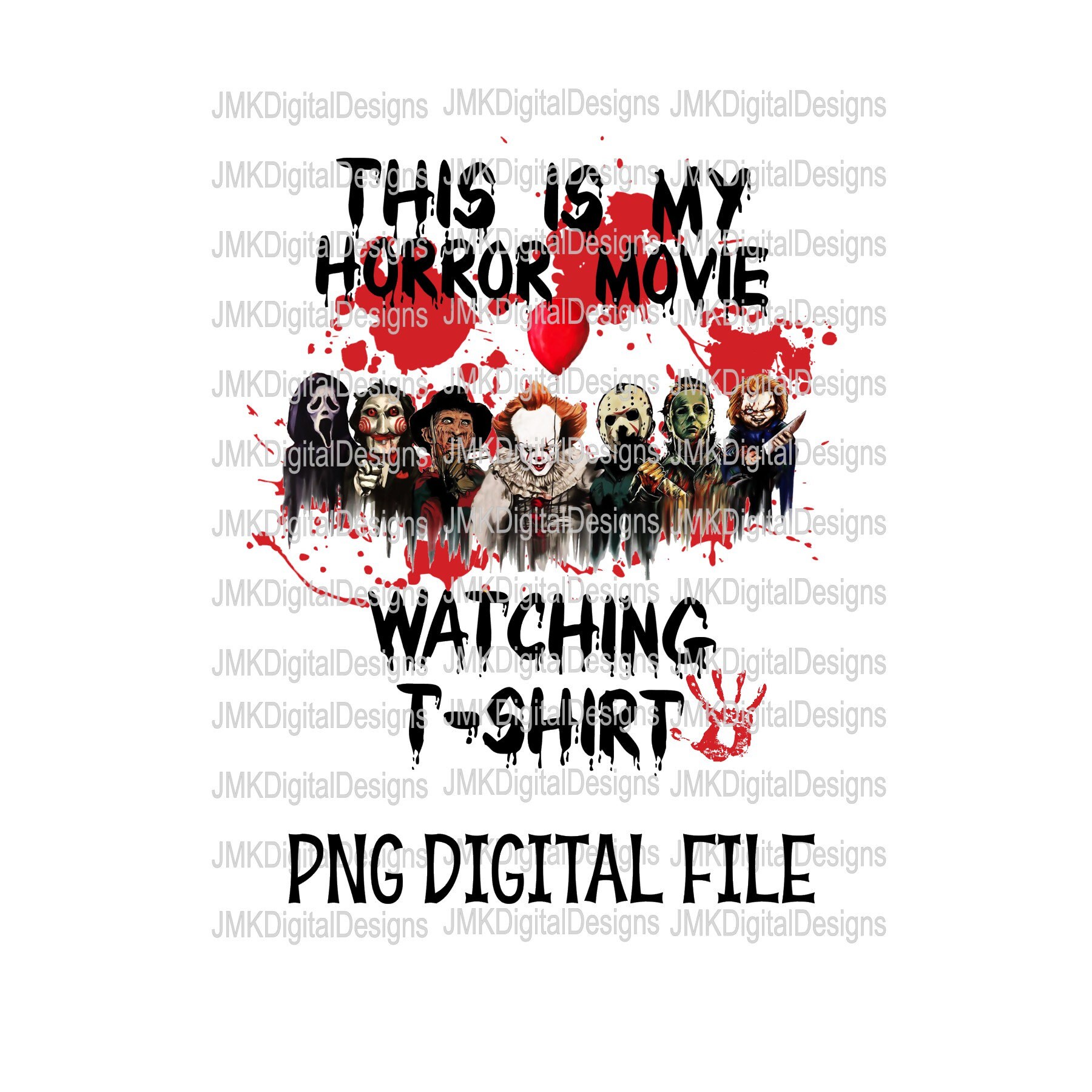 This is my horror movie watching shirt Clearance