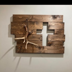 LARGE Pallet Wood Cross Wall Hanging - Etsy