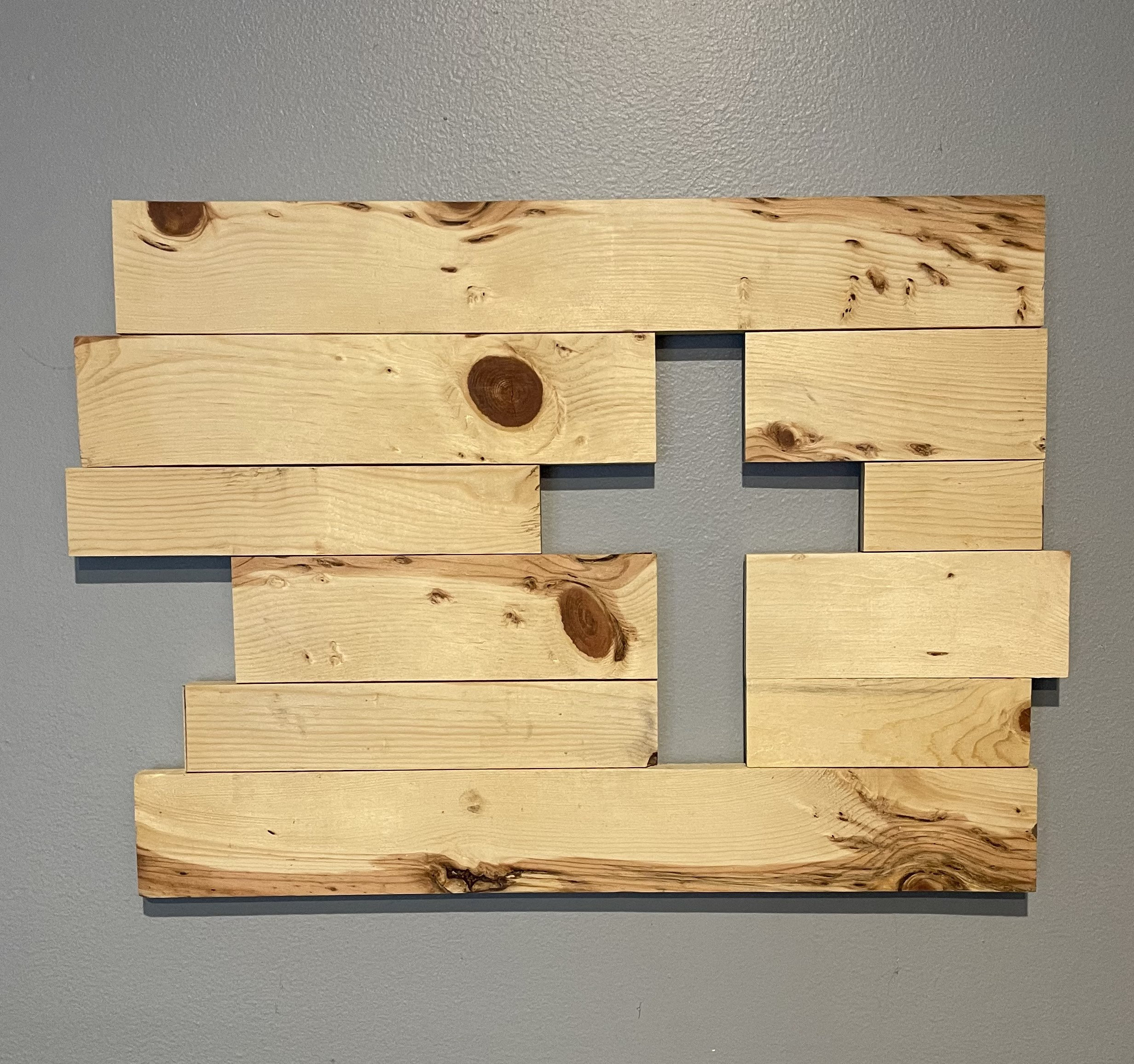 Natural Wood Grain Cross Wall Hanging Etsy