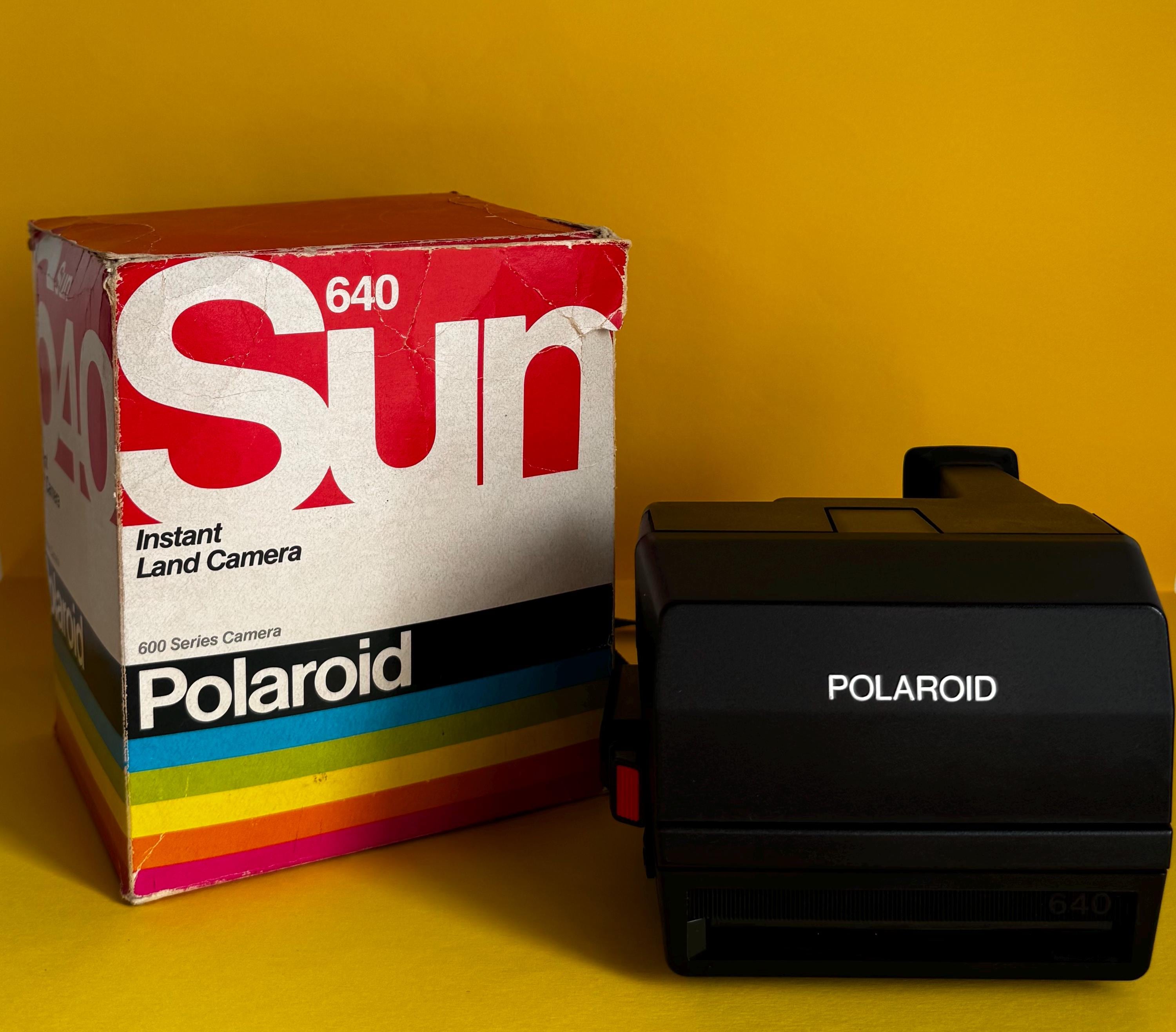 1980's Polaroid 640 Sun Land Camera Original Box and