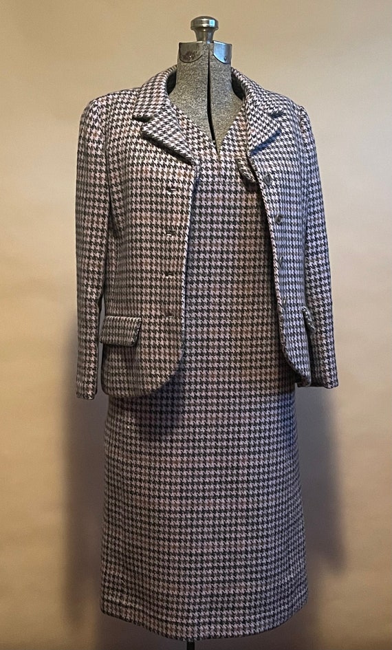 1960's Geoffrey Beene Herringbone Tweed Jumper & J