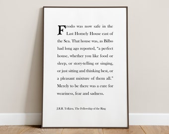 Perfect House Tolkien Quote Digital Download