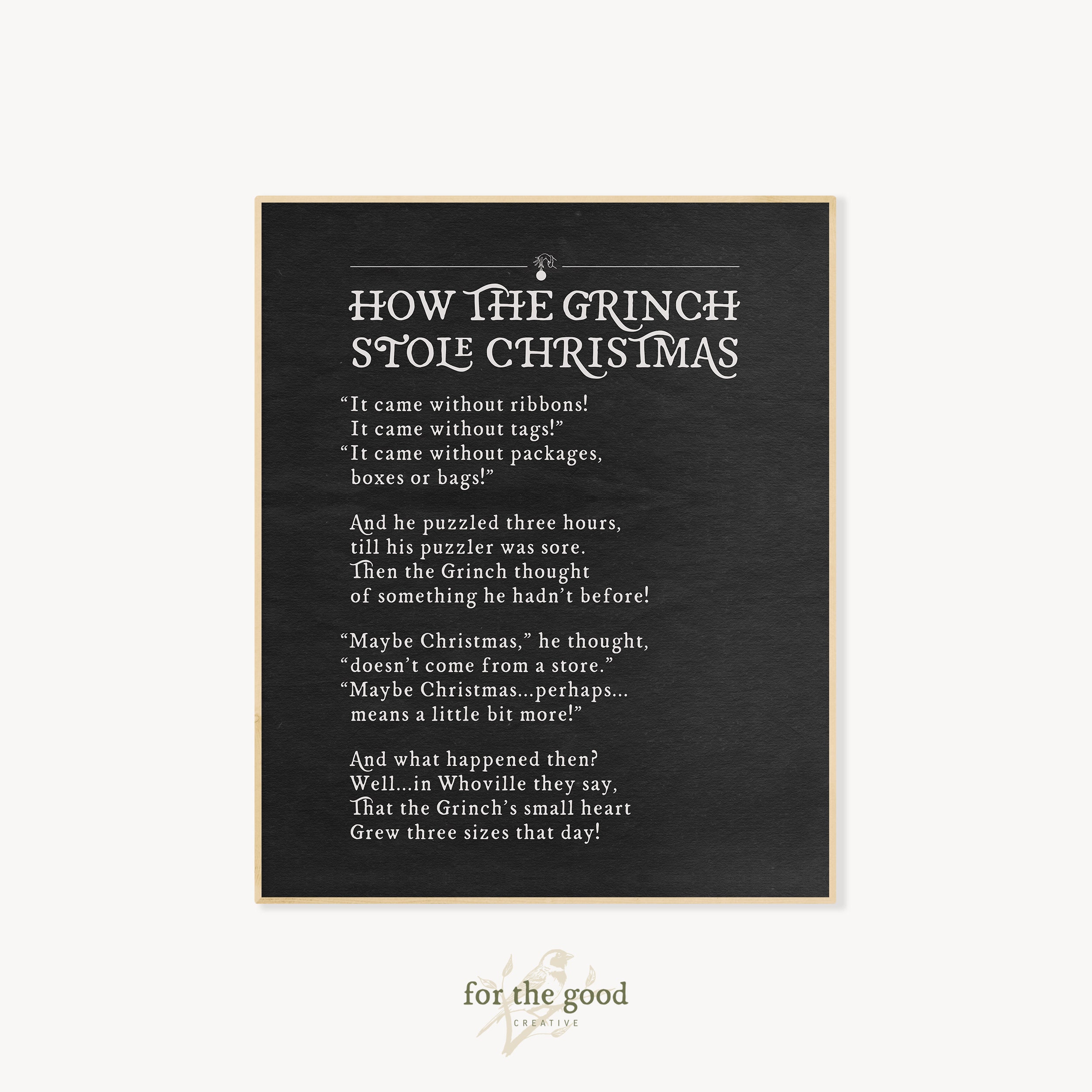 how the grinch stola weihnachten zitat digital download - etsy.de
