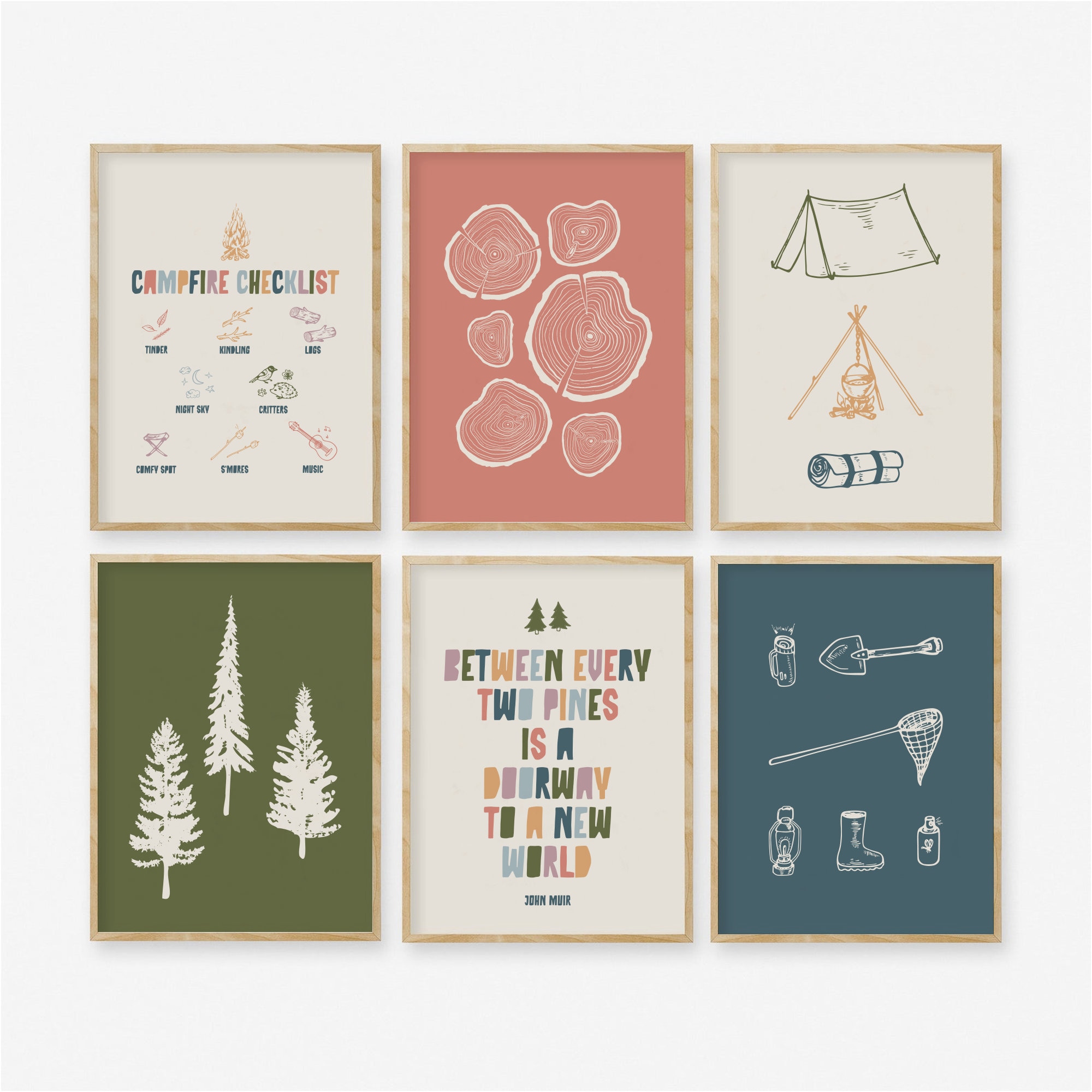 Kids Outdoor Adventure Nature Digital Download Set