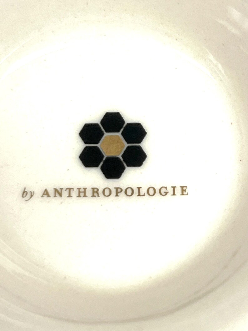 Anthropologie Mosaic Tile Double-Handled Bowl immagine 3