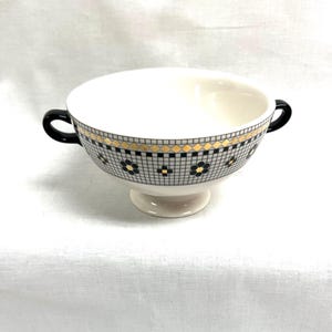 Anthropologie Mosaic Tile Double-Handled Bowl immagine 7