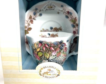 Brambly Hedge Royal Doulton "Autumn" Tea Cup and Saucer