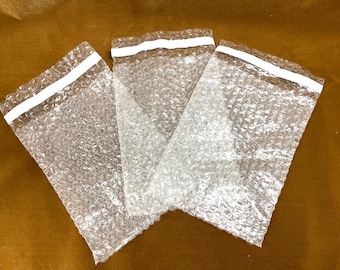 Bolsas de burbujas autoadhesivas con cierre hermético de 6" x 8.5"