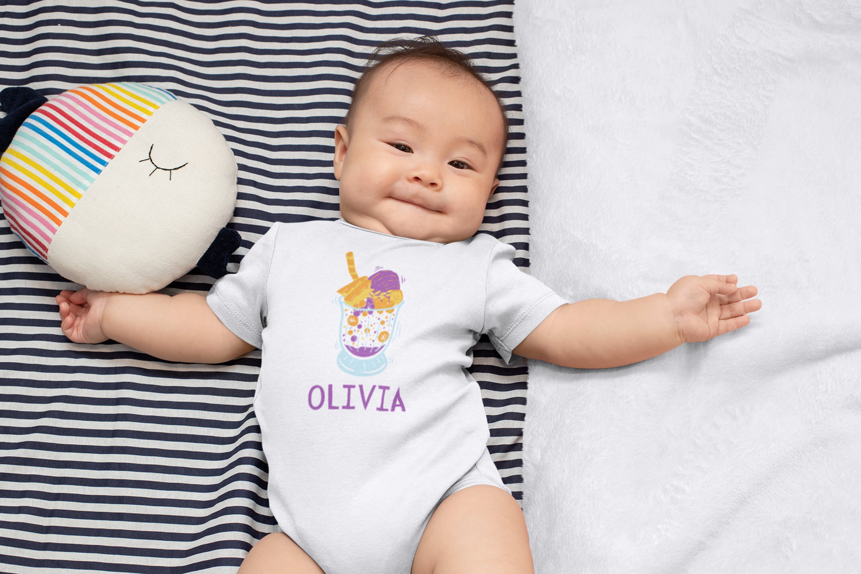 Filipino Custom Baby Onesie, Ropa de bebé filipina personalizada