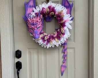 Pink Dragon wreath