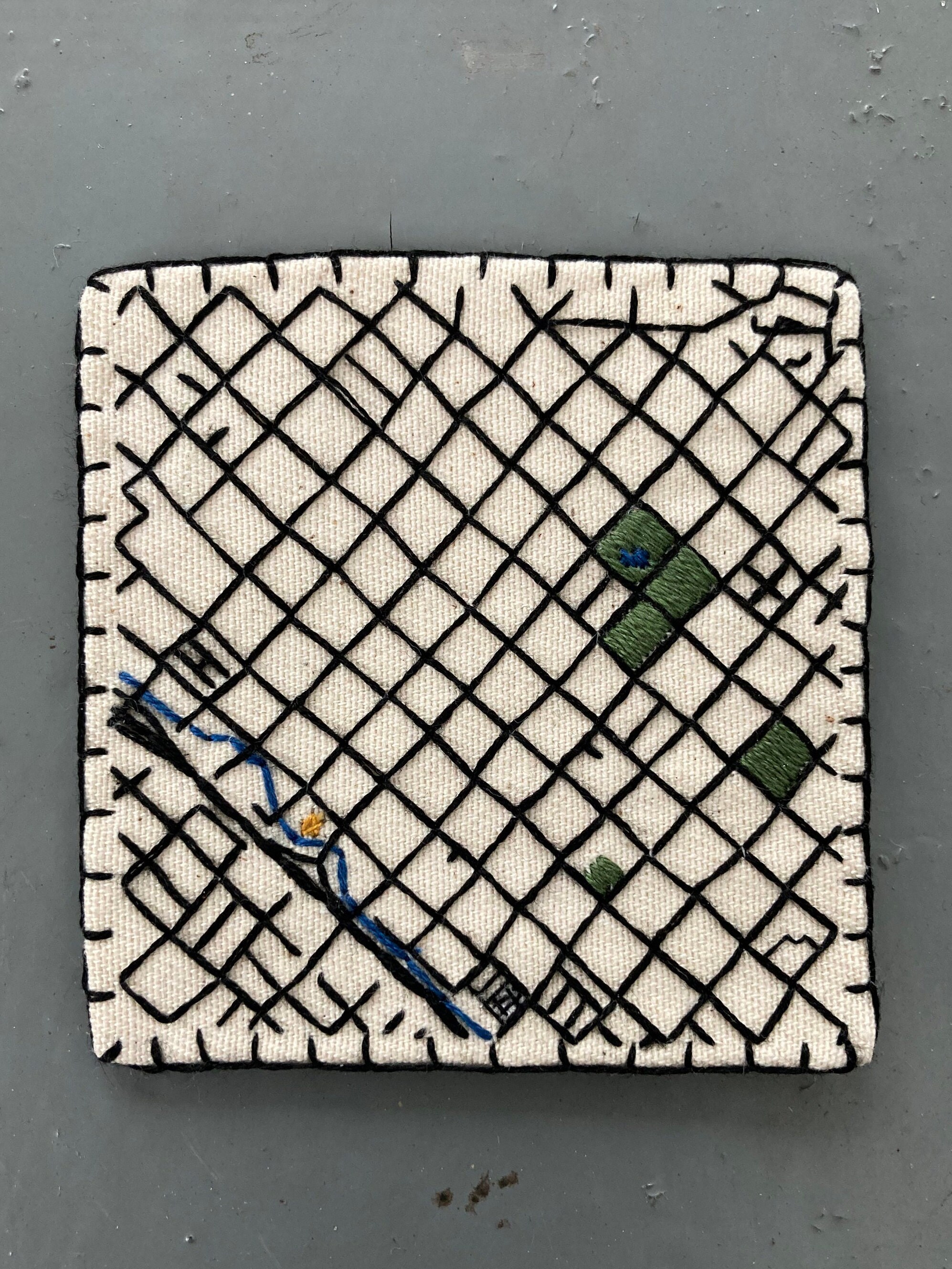 Custom Map, Hand Embroidered Patch - Sew-on Patch - Etsy