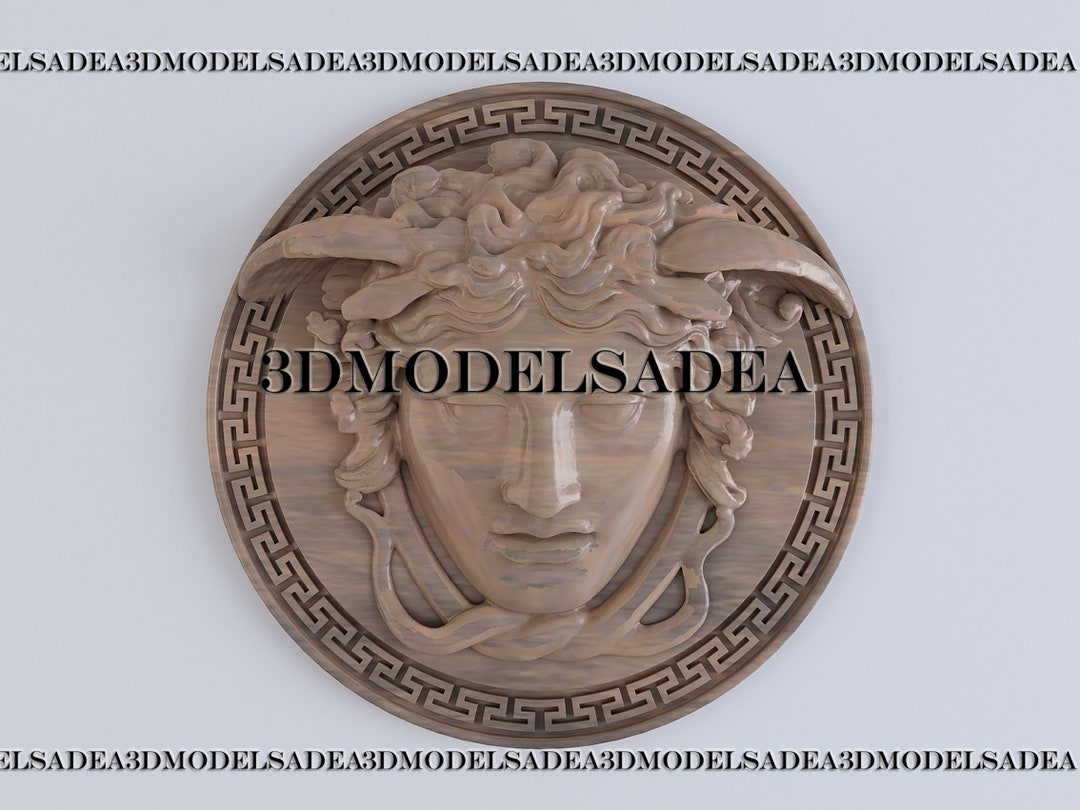 Medusa Head .stl File for Cnc Routers and Renderings. Etsy Australia