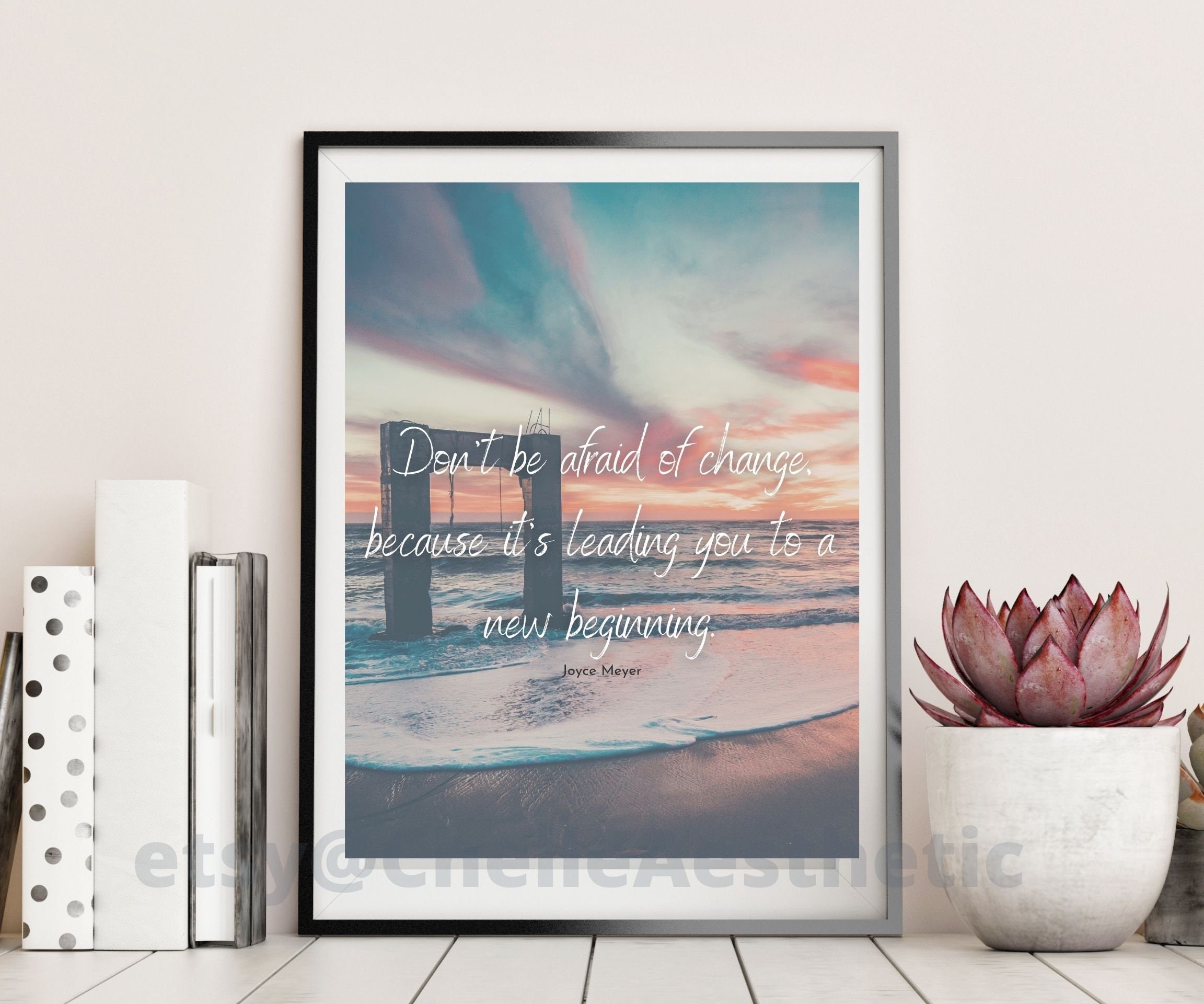 Wall Quote, Wall Print, Digital Download, Beach Quote, Beach Print