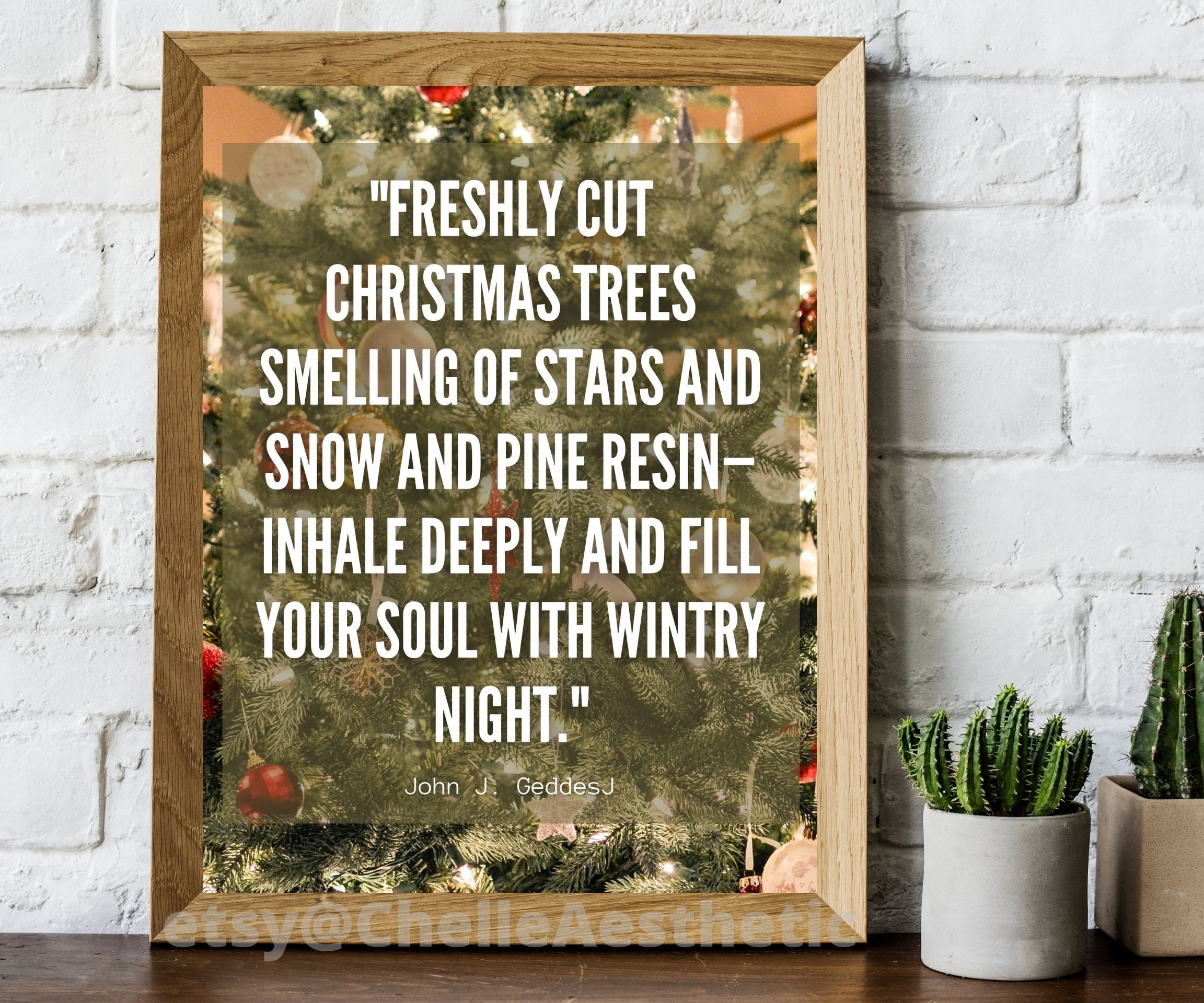 Wall Print Wall quote Christmas Print Christmas Decor Etsy
