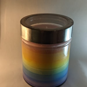 Rainbow Tea Candles
