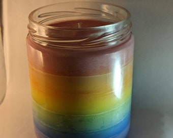Medium Rainbow Candle