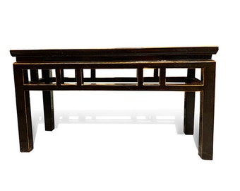 Asian Lacquer Spring Bench