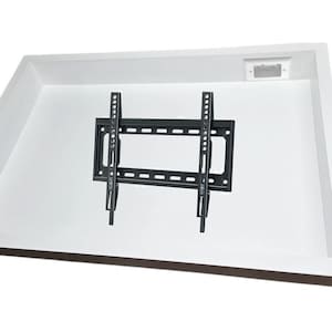 TV & Monitor Recessed Niche With Mount With Outlet - Fully Customizable