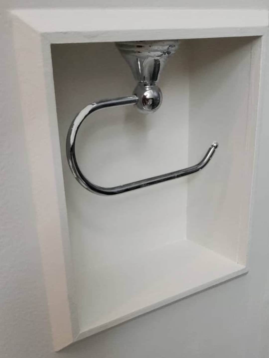 Small Recessed Niche Toilet Paper Holder - Etsy