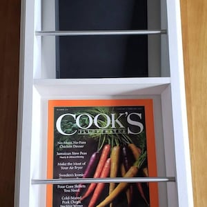 Recessed Magazine Rack