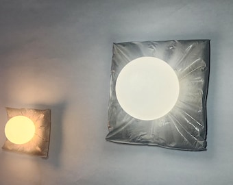 Ceramic Pillow Light Sconce