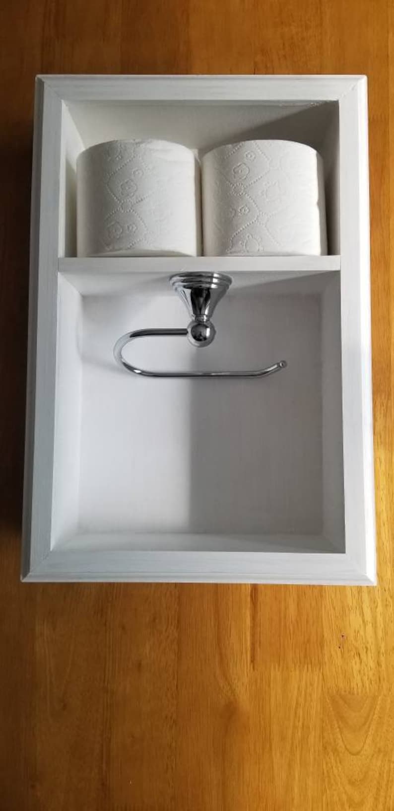 Recessed Toilet Paper Holder Niche With Single Storage 17.25 X Etsy