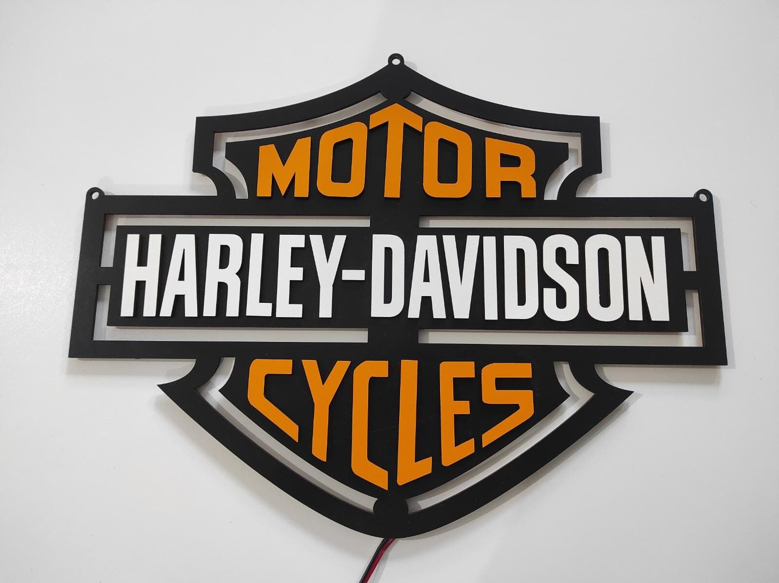 Harley Davidsonharley Davidson Wall Decorhome Wall Etsy