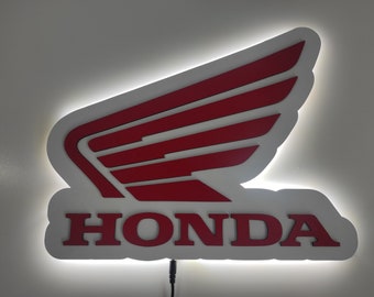 Honda Lighted Sign - Etsy