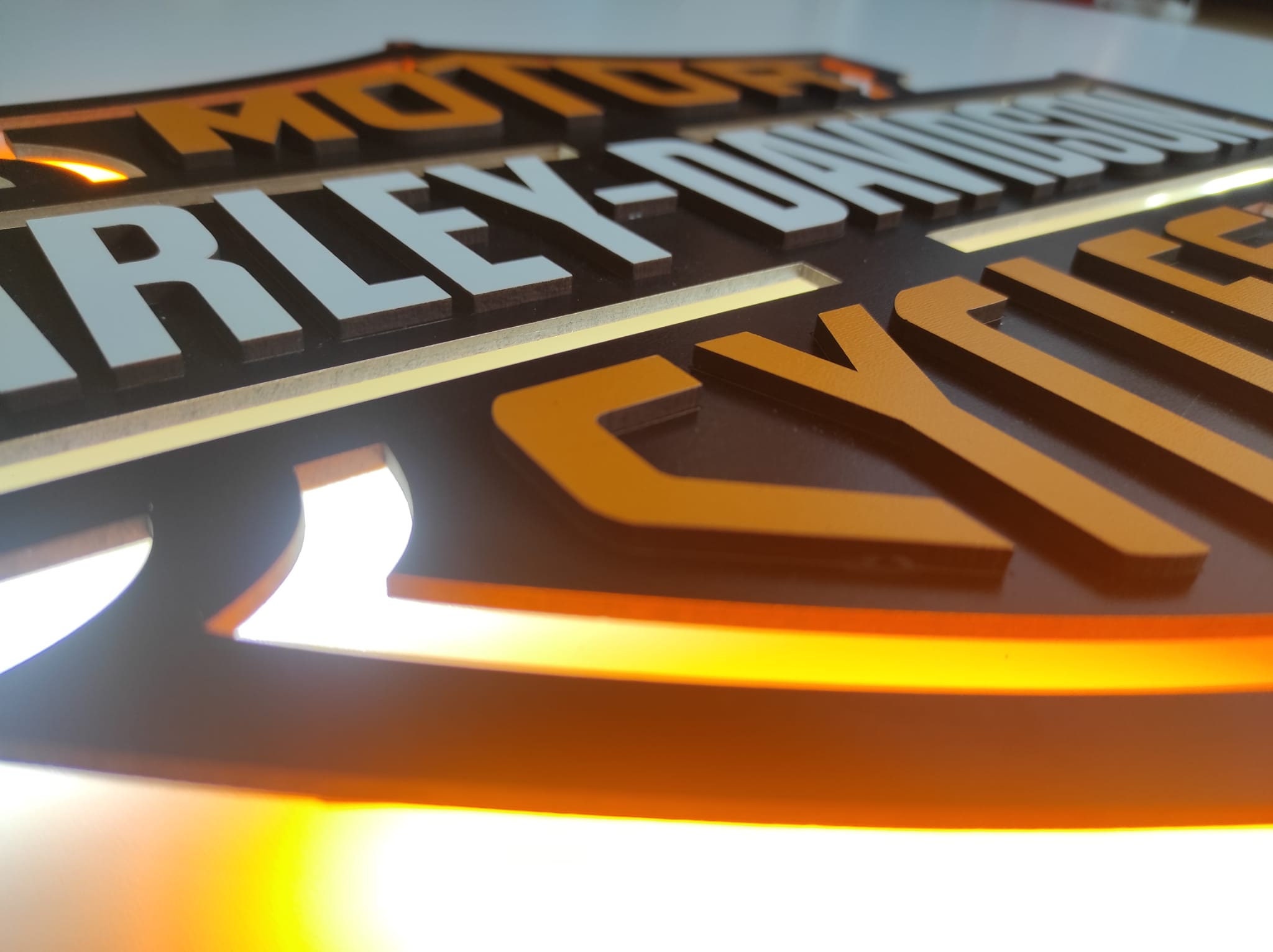 Harley Davidsonharley Davidson Wall Decorhome Wall Etsy