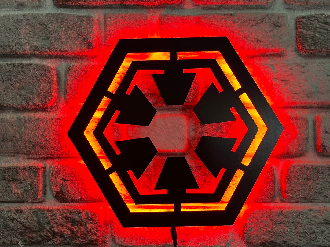 Old Republic Star Wars Wall Decor,lighted Star Wars Logo Sign,star Wars