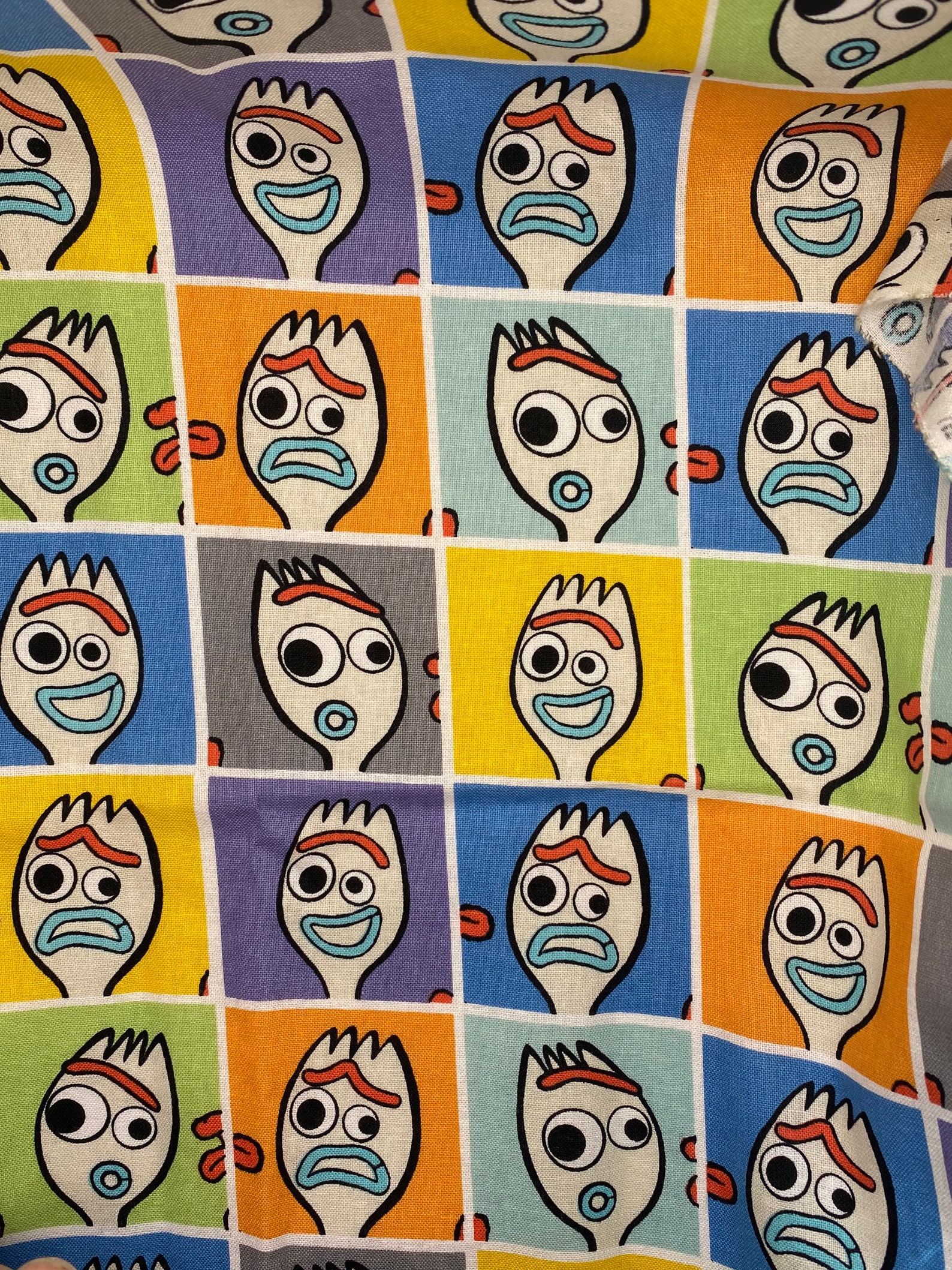 Forky %100 cotton fashion face mask fitted face mask handmade | Etsy