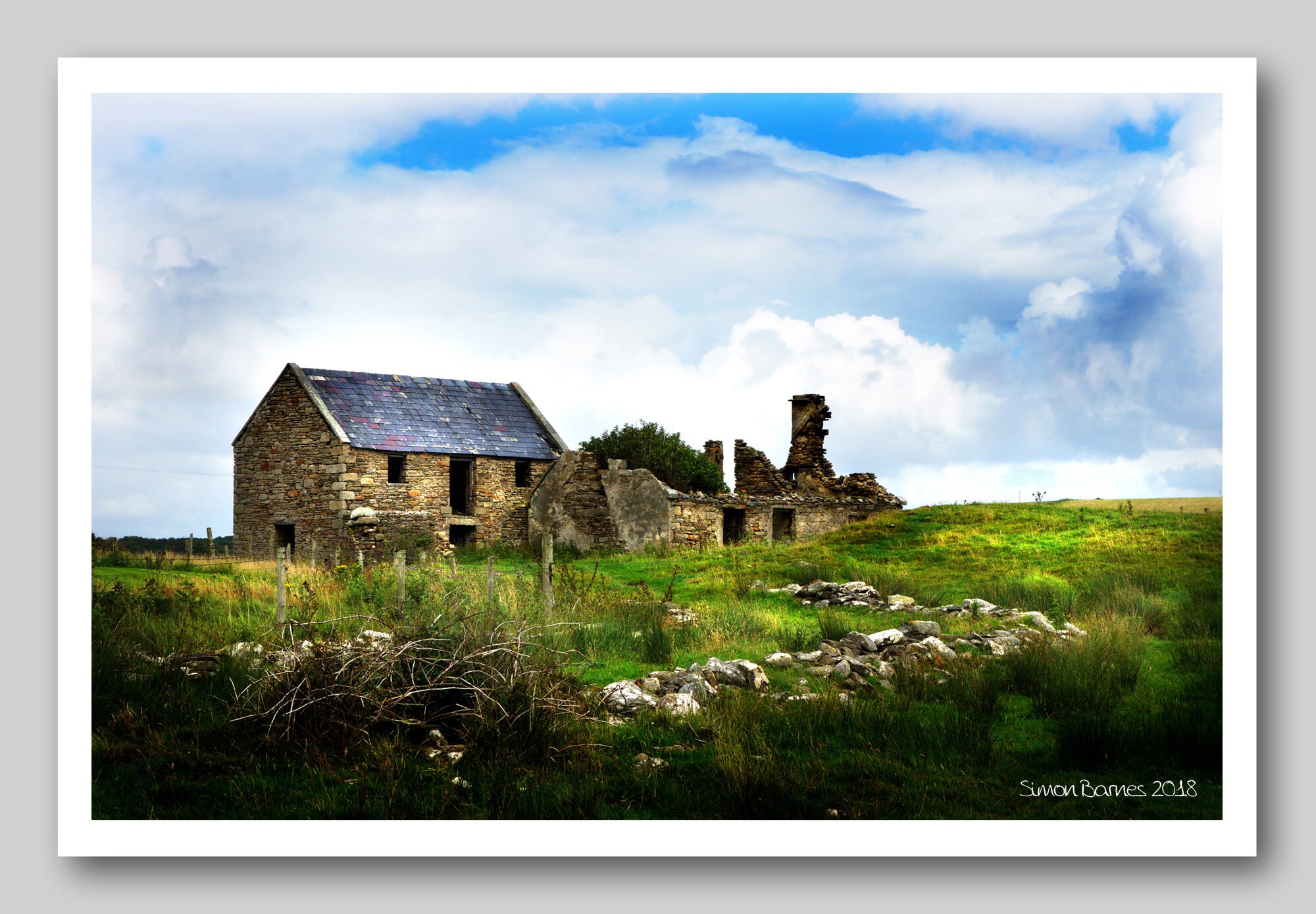 An Irish Cottage. Wall Art. Fine Art Print. Wall Art Print Etsy