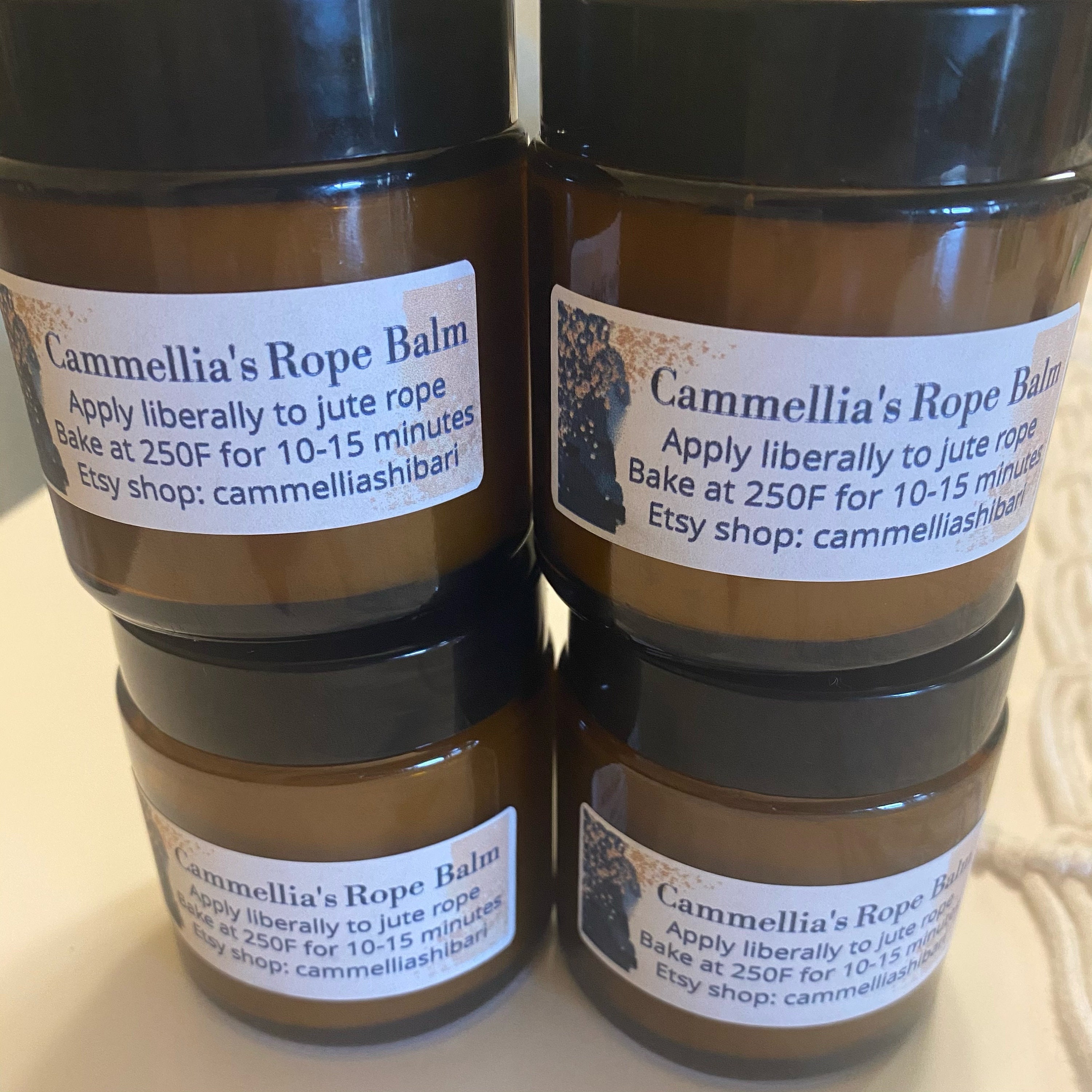 Shibari Jute Rope Balm Treatment Etsy
