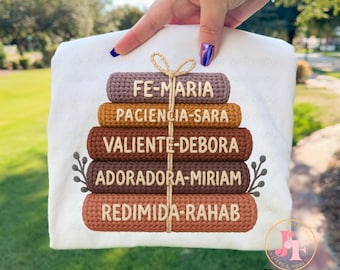 Mujeres de la biblia PNG, Christian women Clipart, Faith Sublimation Design, Christian Spanish Quote, Religious design, Digital design