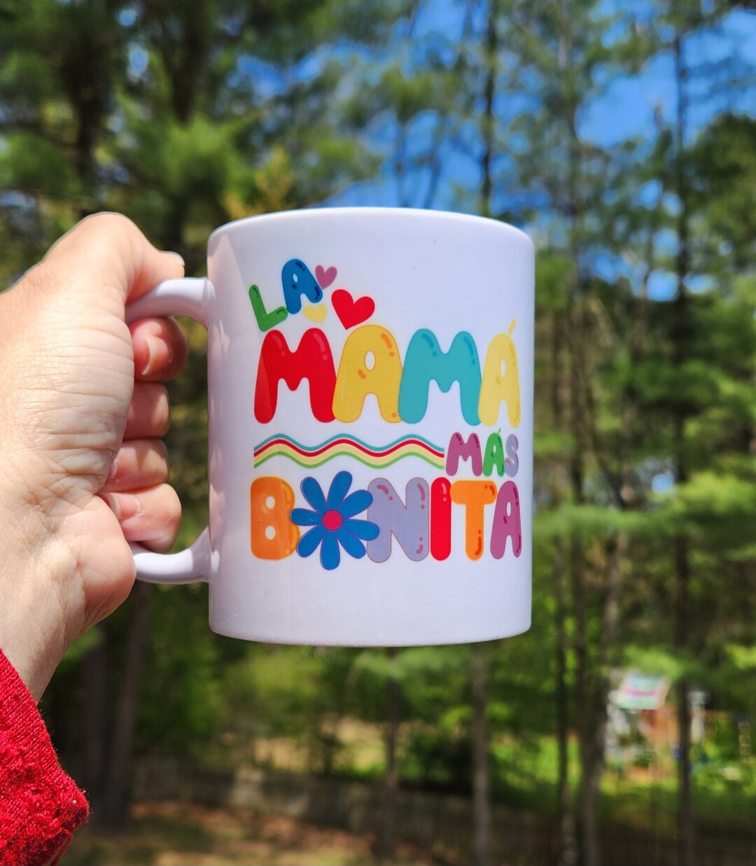 La Mama Mas Bonita Mug, Mamá Mug, Mamá Mas Bonita Taza, Mother's Day