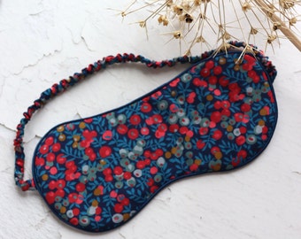 Elastic Strap Sleep Mask, Liberty London Wiltshire, Flowers, Sleep Mask