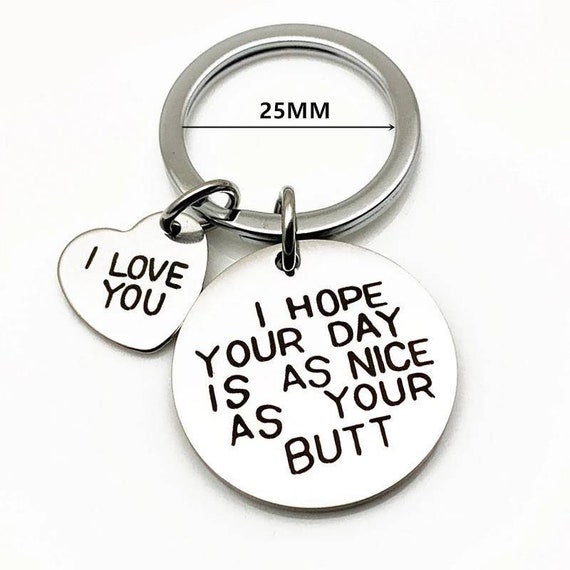 Funny Keychain Women Men Charm Couple Love Valentine's Day 