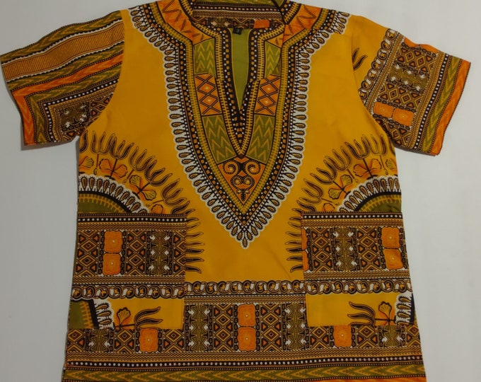 Kids African Traditional Unisex Dashiki Top