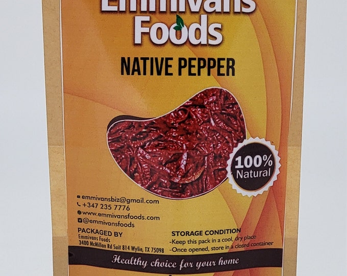 Ground Nigerian Native Red Hot Pepper , 4oz