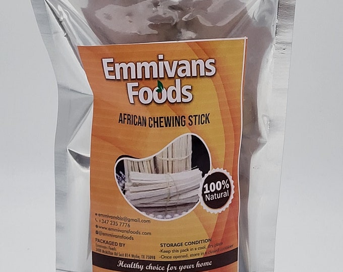 Emmivans African Dental Chewing Stick - Pako ijabu 10 Count