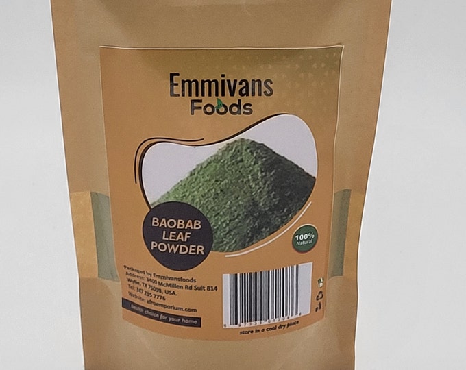 Emmivans Baobab Kuka Leaf Powder ,5oz